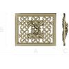 Celtic Knot Lattice Panel with Birds - STL 3D Model for CNC