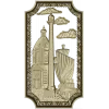 Harbor Relief Panel - STL 3D model for CNC carving