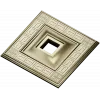 Meander Square Rosette - STL 3D Model for CNC