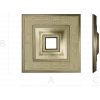Meander Square Rosette - STL 3D Model for CNC