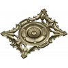Baroque Acanthus Rosette Panel - STL 3D Model for CNC
