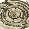 Baroque Vertical Rosette Panel - STL 3D Model for CNC