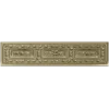 Ornate Acanthus Tri-Medallion Panel STL for CNC