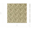 Diamond Rosette Decorative Panel - STL 3D model for CNC