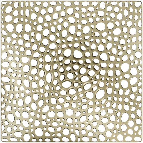 Cellular Wave Decorative Panel - STL 3D model for CNC