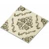 Baroque Square Rosette Panel - STL 3D Model for CNC Router