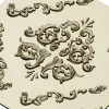 Baroque Square Rosette Panel - STL 3D Model for CNC Router