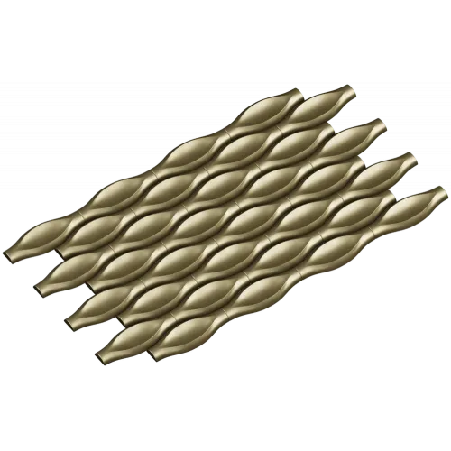 Wave Pod Decorative Panel - STL 3D Model for CNC