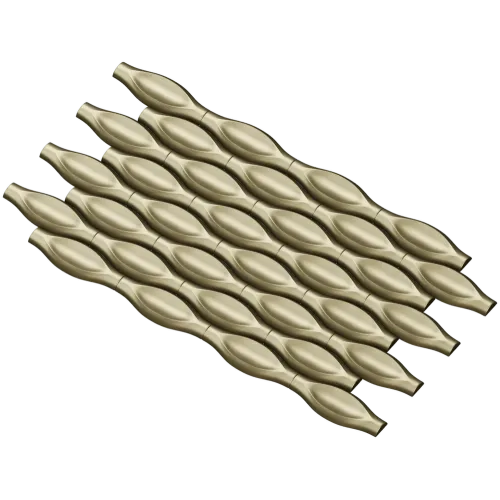 Wave Pod Decorative Panel - STL 3D Model for CNC