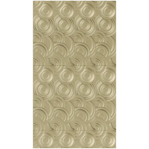 Concentric Flow Panel - decorative CNC panel STL