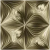 Ornamental Floral Square Panel STL for CNC