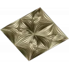 Ornamental Floral Square Panel STL for CNC