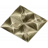 Ornamental Floral Square Panel STL for CNC