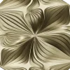 Ornamental Floral Square Panel STL for CNC
