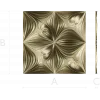 Ornamental Floral Square Panel STL for CNC
