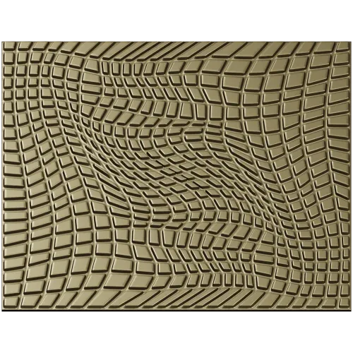 Warped Mosaic Decorative Panel STL