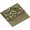 Twin Leaf Decorative Panel STL