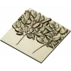 Twin Leaf Decorative Panel STL