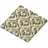 Ornate Floral Panel Relief STL