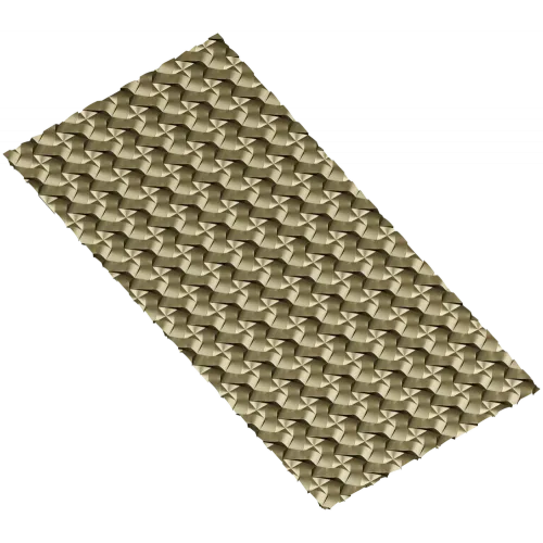 Woven Ribbon Decorative Panel STL for CNC