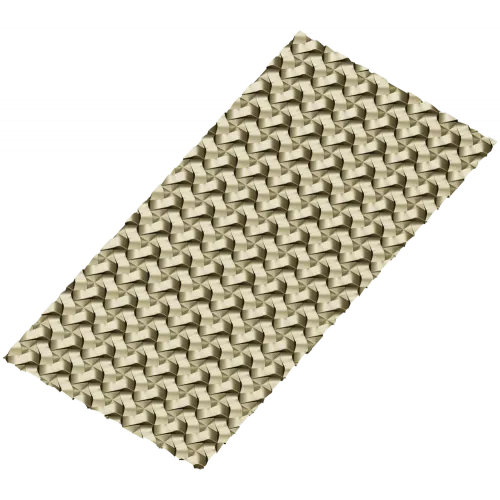 Woven Ribbon Decorative Panel STL for CNC