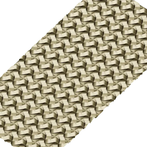 Woven Ribbon Decorative Panel STL for CNC