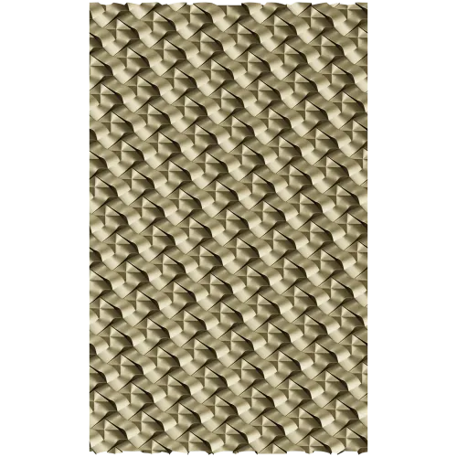 Woven Ribbon Decorative Panel STL for CNC