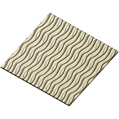 Wave Panel - seamless wavy relief STL for CNC