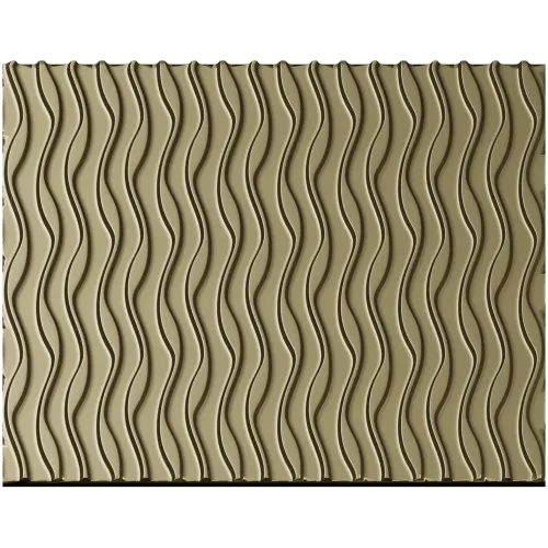 Wave Panel - seamless wavy relief STL for CNC