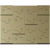 Клеверная Мозаика - 3D панель STL для ЧПУ