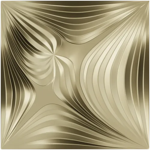 Radiant Wave Square Panel STL for CNC
