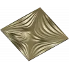 Radiant Wave Square Panel STL for CNC