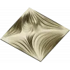 Radiant Wave Square Panel STL for CNC