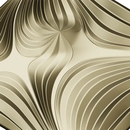 Radiant Wave Square Panel STL for CNC