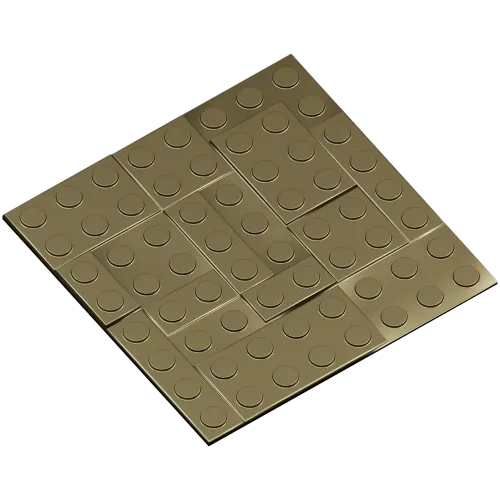 Stud Mosaic Relief Panel STL for CNC