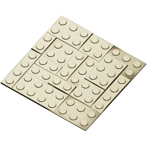Stud Mosaic Relief Panel STL for CNC