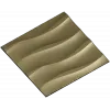 Undulating Wave Decorative Panel STL