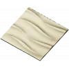 Undulating Wave Decorative Panel STL