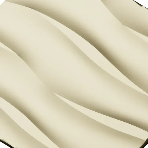 Undulating Wave Decorative Panel STL