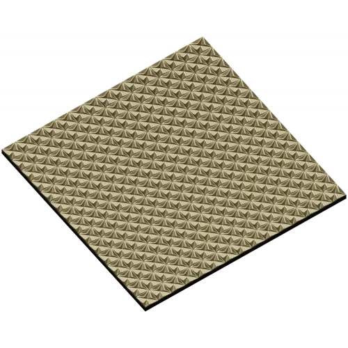 Star-Flower Relief Panel STL for CNC
