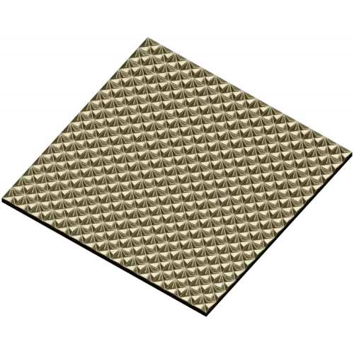 Star-Flower Relief Panel STL for CNC