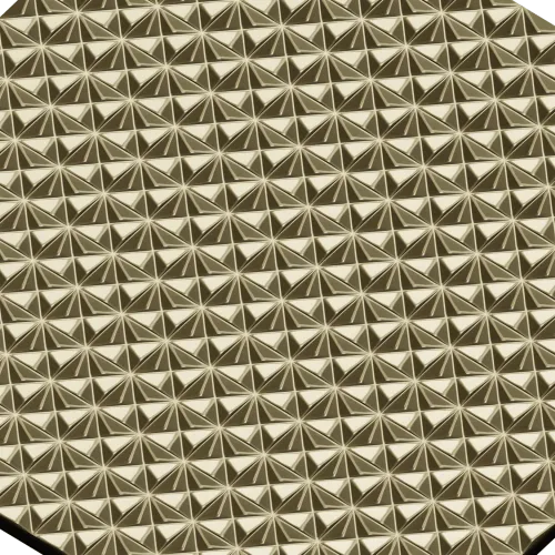 Star-Flower Relief Panel STL for CNC