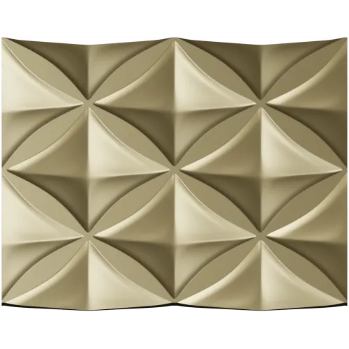 Квадратная 3D панель "Лотос-модуль" - stl для ЧПУ