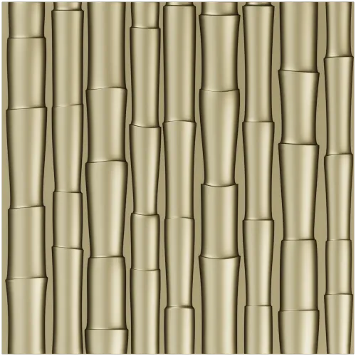 Bamboo Relief Panel STL for CNC