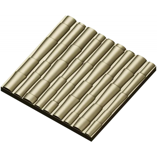 Bamboo Relief Panel STL for CNC