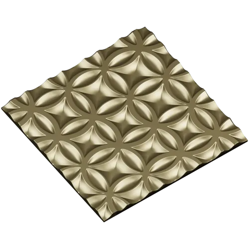 Petal Mosaic Decorative Panel STL