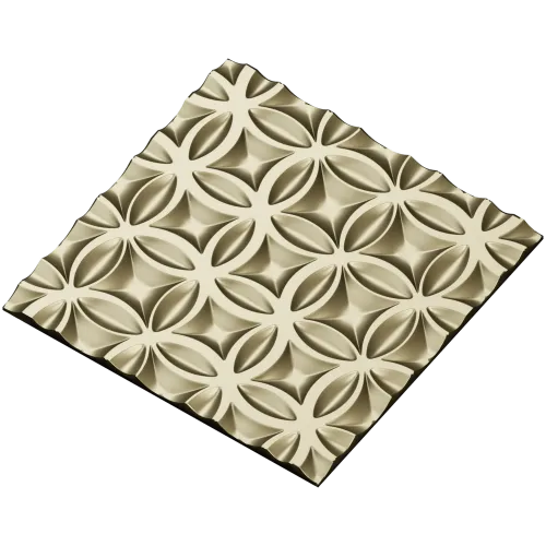 Petal Mosaic Decorative Panel STL