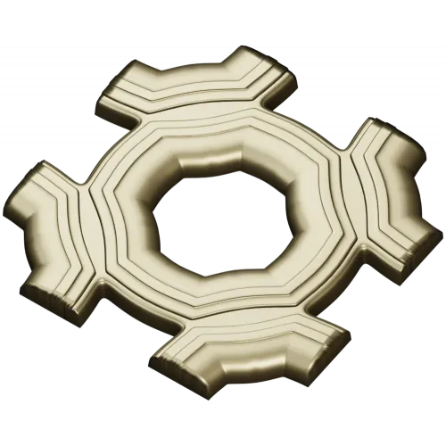Helios Rosette - high-relief STL 3D model for CNC carving