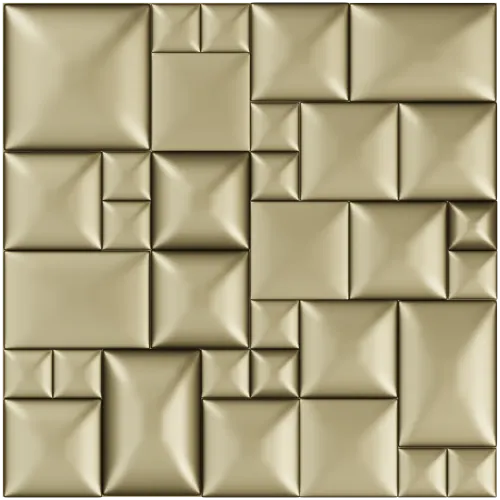 Quilted Cube Panel - 3D STL relief for CNC