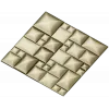 Quilted Cube Panel - 3D STL relief for CNC